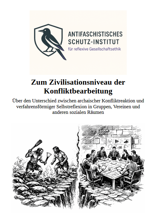 Cover Zivilisationsniveau der Konfliktbearbeitung